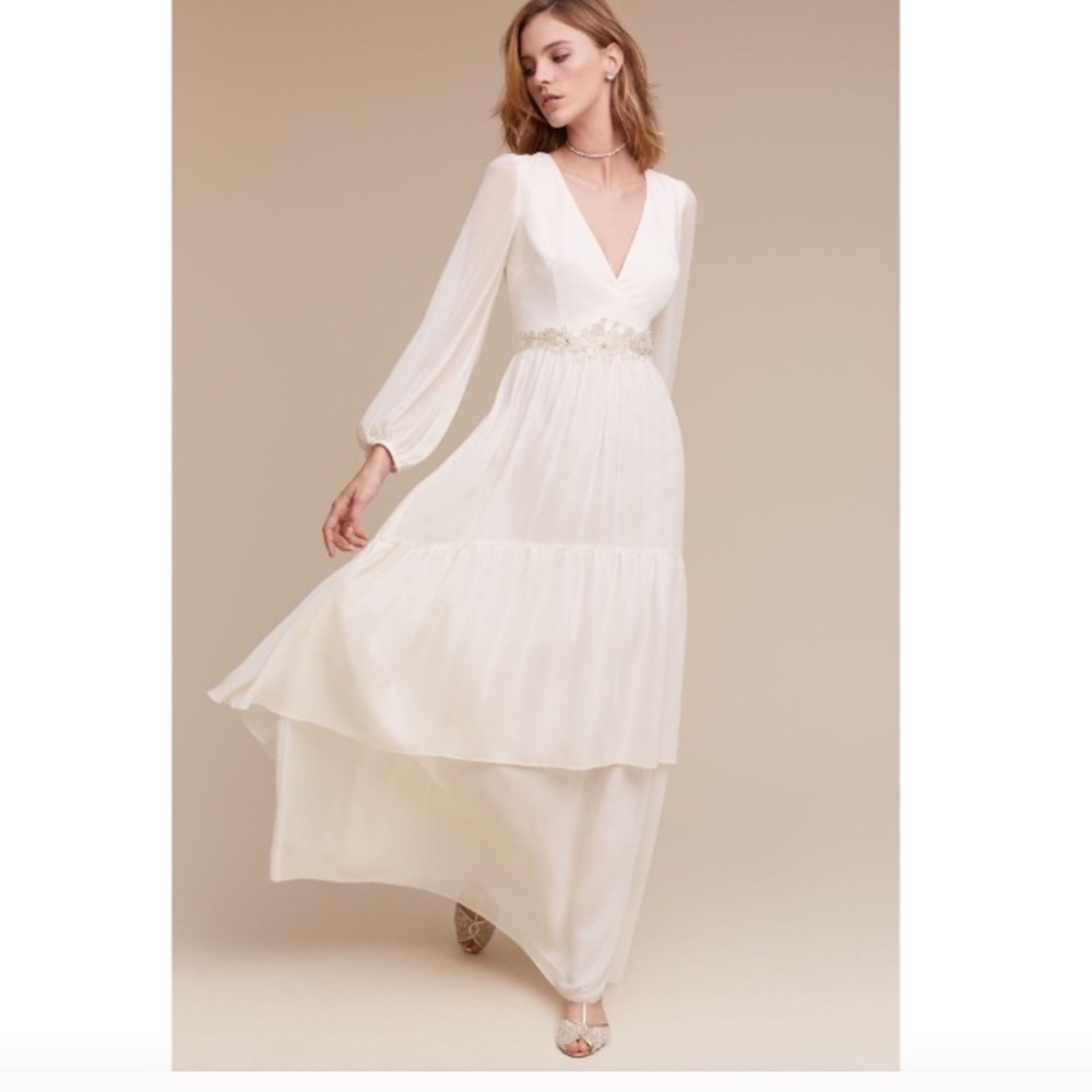 Beautiful BHLDN wedding gown